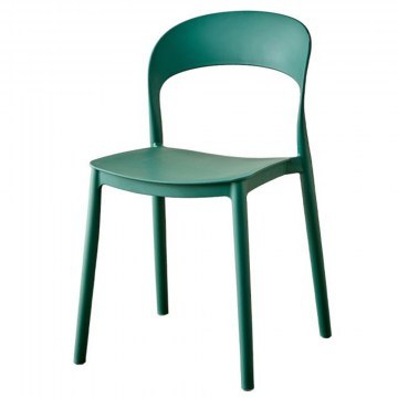 Καρέκλα Cove Στοιβαζόμενη 53-0077 52x46x81cm Green
