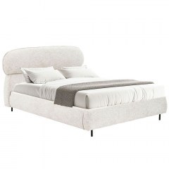 Κρεβάτι Serenite 09-2145 230x194x105cm (Για Στρώμα 160x200cm) Beige-Black