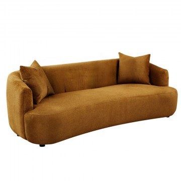 Καναπές Celeste Τριθέσιος 70-0451 228x98x73cm Camel