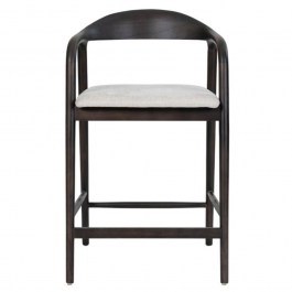 Σκαμπό Μπαρ Tutto 26-0111 62x55x93cm Brown Bitter-Beige BROWN
