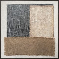 Πίνακας Καμβάς Plis 035041 80x4x80cm Multi