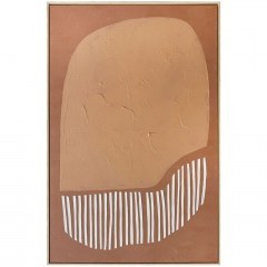 Πίνακας Καμβάς Tierra 201-0009 80x4x120cm Brown-White