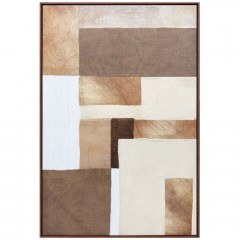Canvas Painting Aterna 201-0010 80x4x120cm Brown-Beige