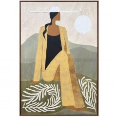 Πίνακας Καμβάς Aurea 201-0013 80x4x120cm Multi