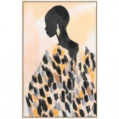 Πίνακας Καμβάς Voix Noire 034243 80x4x120cm Multi