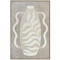 Canvas Painting Wheat 034667 80x4x120cm Beige-White
