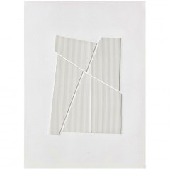 Canvas Painting Whiteshadow 033056 75x3,8x100cm White