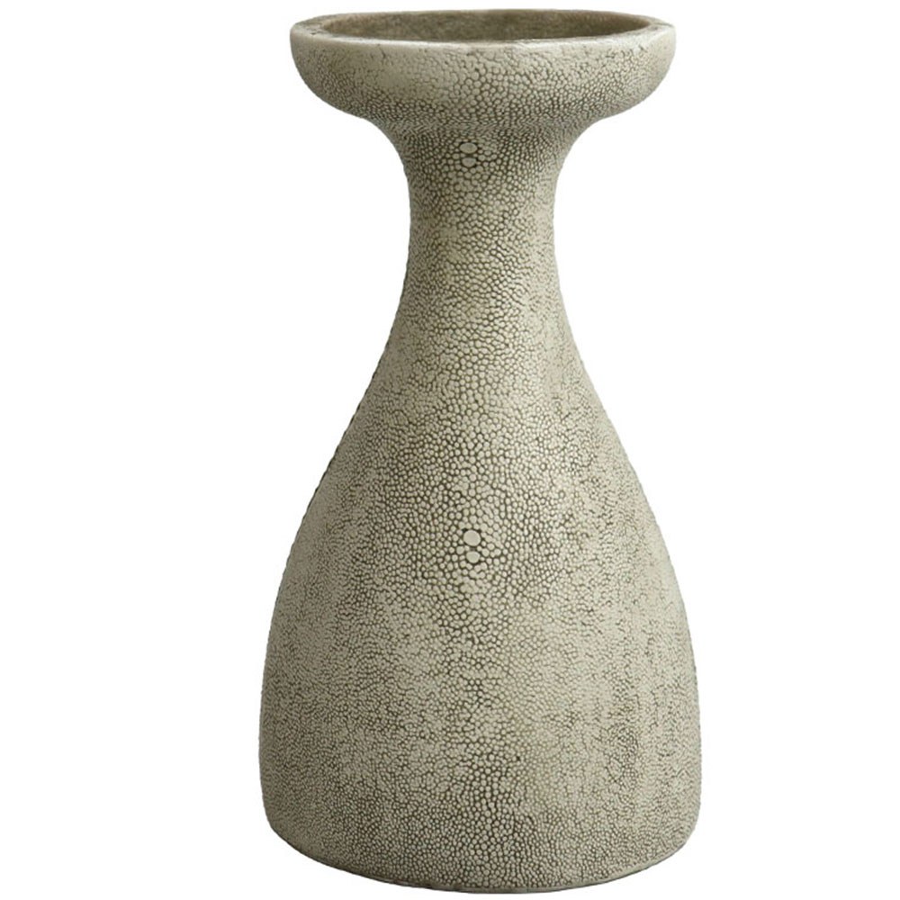 Κηροπήγιο Terzo I 033264 12x10x22cm Stone Grey