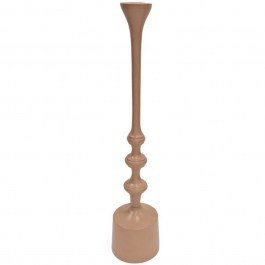 Candlestick Sidia 035217 10x10x48cm Beige BEIGE