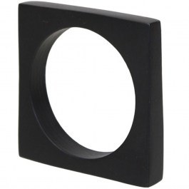 Towel Ring Reze 029197 5x5x3cm Black BLACK