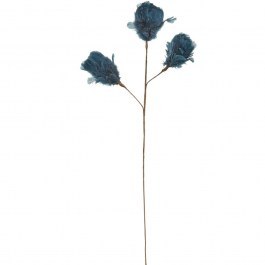 Artificial Branch With Feathers Laurel 027982 54cm Comet Petrol PETROL