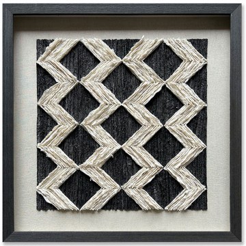 Frame Earth Craft 030445 60x4x60cm Black-Beige