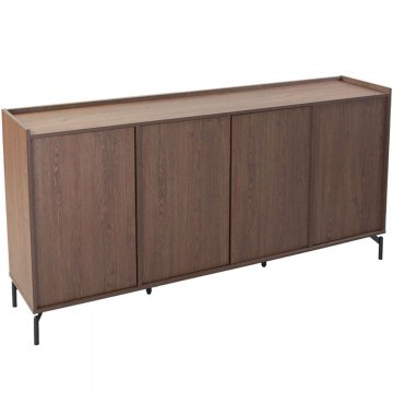 Μπουφές Tobac 05-0848 200x39x95cm Dark Walnut-Black