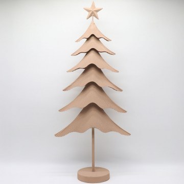 Χριστουγεννιάτικο Δεντράκι Abete 035466 35,5x15x83cm Beige