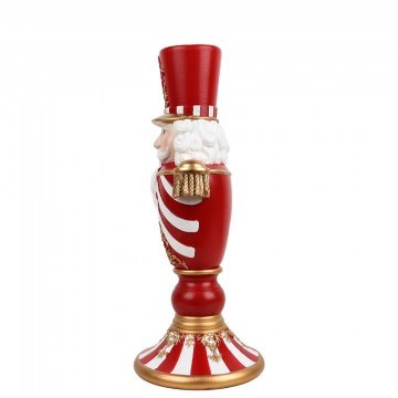 Διακοσμητικός Καρυοθραύστης Cheer 237-0005 13x13x32cm Red-White