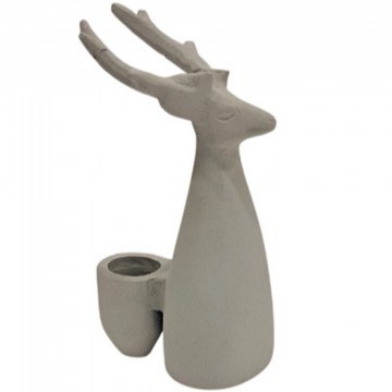 Χριστουγεννιάτικο Κηροπήγιο Sivor 035226 8x7x16cm White
