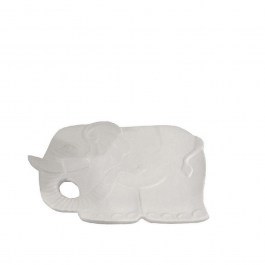 Decorative Tray Elephant 33cm White ROD101K3 Espiel WHITE