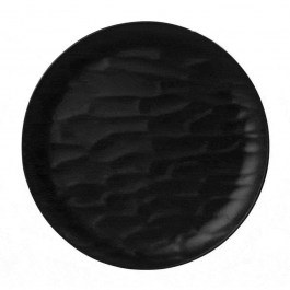 Plate Round Wavy Matte Mlb342K72-6 Φ19cm Black Espiel BLACK