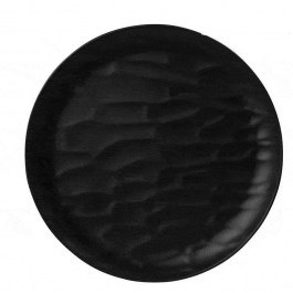 Plate Round Wavy Matte Mlb343K72-6 Φ21cm Black Espiel BLACK