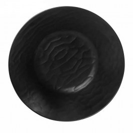 Bowl Round Wavy Matte Mlb390K12-1 40X40cm Black Espiel BLACK