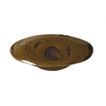 Porcelain Plate Typhoon Spaghetti Deep Tlw120K6 Φ27cm Brown Espiel