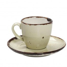 Cup Terra & Saucer Espresso Tlh112K6 Φ12cm Green Espiel GREEN
