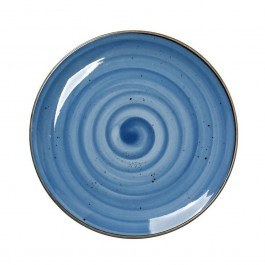 Porcelain Plate Terra Set 6 pcs Tlf101K6 Φ26cm Blue Espiel BLUE