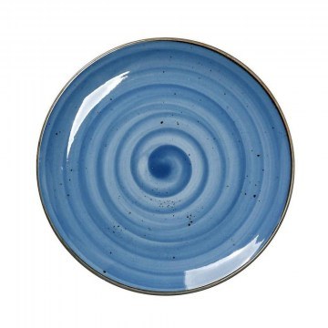 Porcelain Plate Terra Set 6 pcs Tlf101K6 Φ26cm Blue Espiel