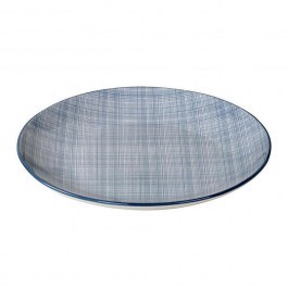 Πιάτο Linea Blue Σετ 6 τμχ Ata101K6 Ρηχό Φ27Cm. Κεραμικό Light Blue Espiel LIGHT BLUE