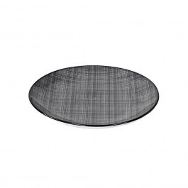 Plate Linea Gray Set 6 pcs Ata106K6 Φ21Cm. Ceramic Black Espiel BLACK