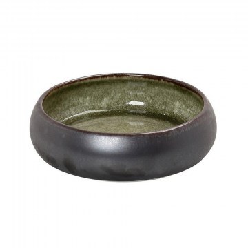 Bowl Ceramic Pebble Gmt107 Φ16,5cm Green-Brown Espiel