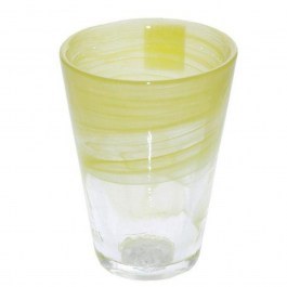 Glass Alabaster Atlas 270Ml 9X13 Hor1016K6 Yellow Espiel Glass YELLOW