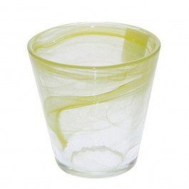 Glass Alabaster Atlas 120Ml 7X7 Hor1031K6 Yellow Espiel Glass YELLOW