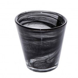Glass Alabaster Atlas 120Ml 7X7 Hor1033K6 Black Espiel Glass BLACK