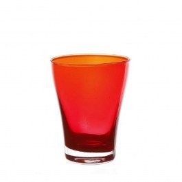 Glass Set 6Pcs 8X10.5Cm. Las110 Glass Red Espiel CLEAR