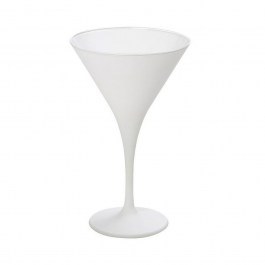 Maya Martini Glass '' Conical '' White Mat 250Cc 10,5Χ17,5Cm Rab333K6 White Espiel Glass WHITE