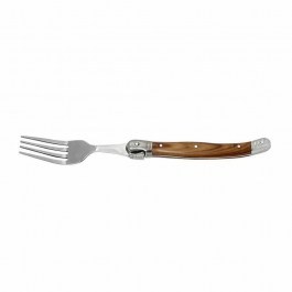 Πιρούνι Με Ξύλινη Λαβή Antique Cut Steak Ss420 1 Stk108K12 20.5cm Silver-Brown Espiel SILVER-BROWN
