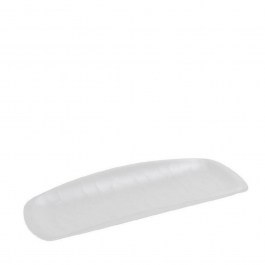 Gondola Plate Orth. Wavy Mlw384K48-6 33,5Χ13,5Cm Melamine White Espiel WHITE