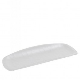 Gondola Plate Orth. Wavy Mlw385K36-6 40,5Χ16,5Cm Melamine White Espiel WHITE
