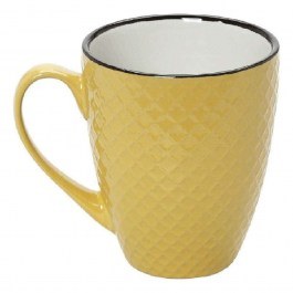 Ceramic Mug Cookie Delight HUN405K6 560ml Yellow Espiel YELLOW