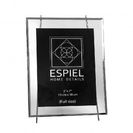 Picture Frame FAM504 10x15cm Silver Espiel 