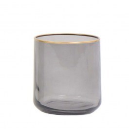 Candlestick For Tealight RAB452K6 7x7x8cm Grey Espiel GREY