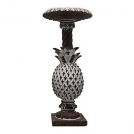 Pineapple Candlestick Design FIG206 10,8x10,8x26cm Brown Espiel BROWN