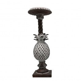 Pineapple Candlestick Design FIG204 10,8x10,8x31cm Brown Espiel BROWN