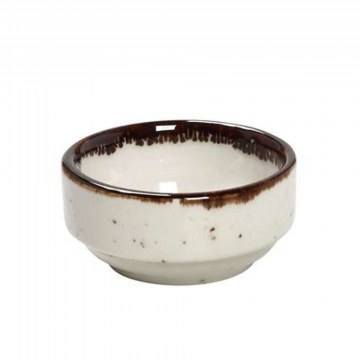 Ceramic Bowl Typhoon TLK109K12 6x6x2,8cm Beige Espiel