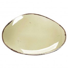 Serving Platter Terra TLH107K6 36x24,5x2,5cm Green Espiel GREEN