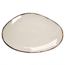 Serving Platter Terra TLK107K6 36x24,5x2,5cm Beige Espiel BEIGE