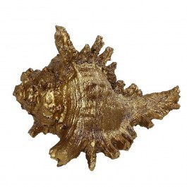 Διακοσμητικό Χώρου Κοχύλι MT2727K2 14x12,5x9,5cm Gold Espiel GOLD