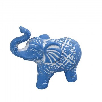 Decorative Elephant ERT348K8 15x7x13cm Blue Espiel