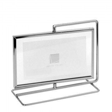 Landscape Frame Rotating 2 Sides FAM574 10x15cm Silver Espiel